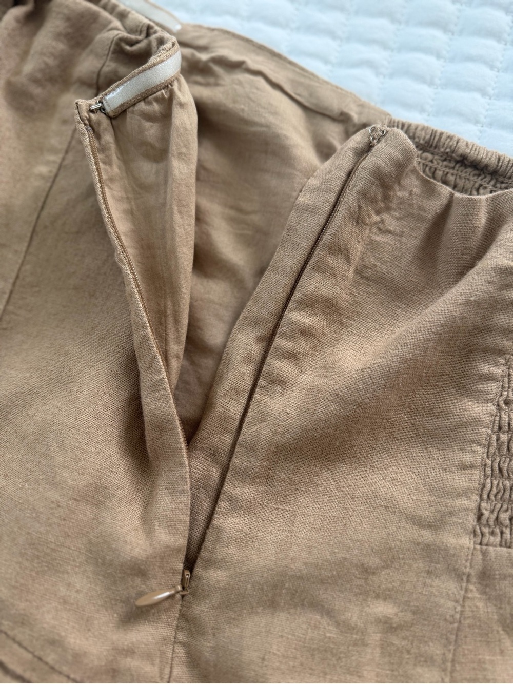 Women’s Strapless Linen Vest Set - Picture 6 of 10